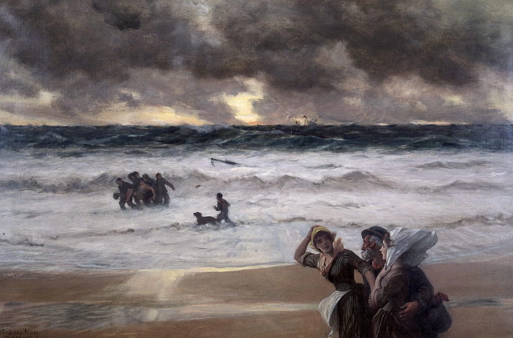 Baia di Cardigan', Galles - Guildhall Art Gallery, Londra